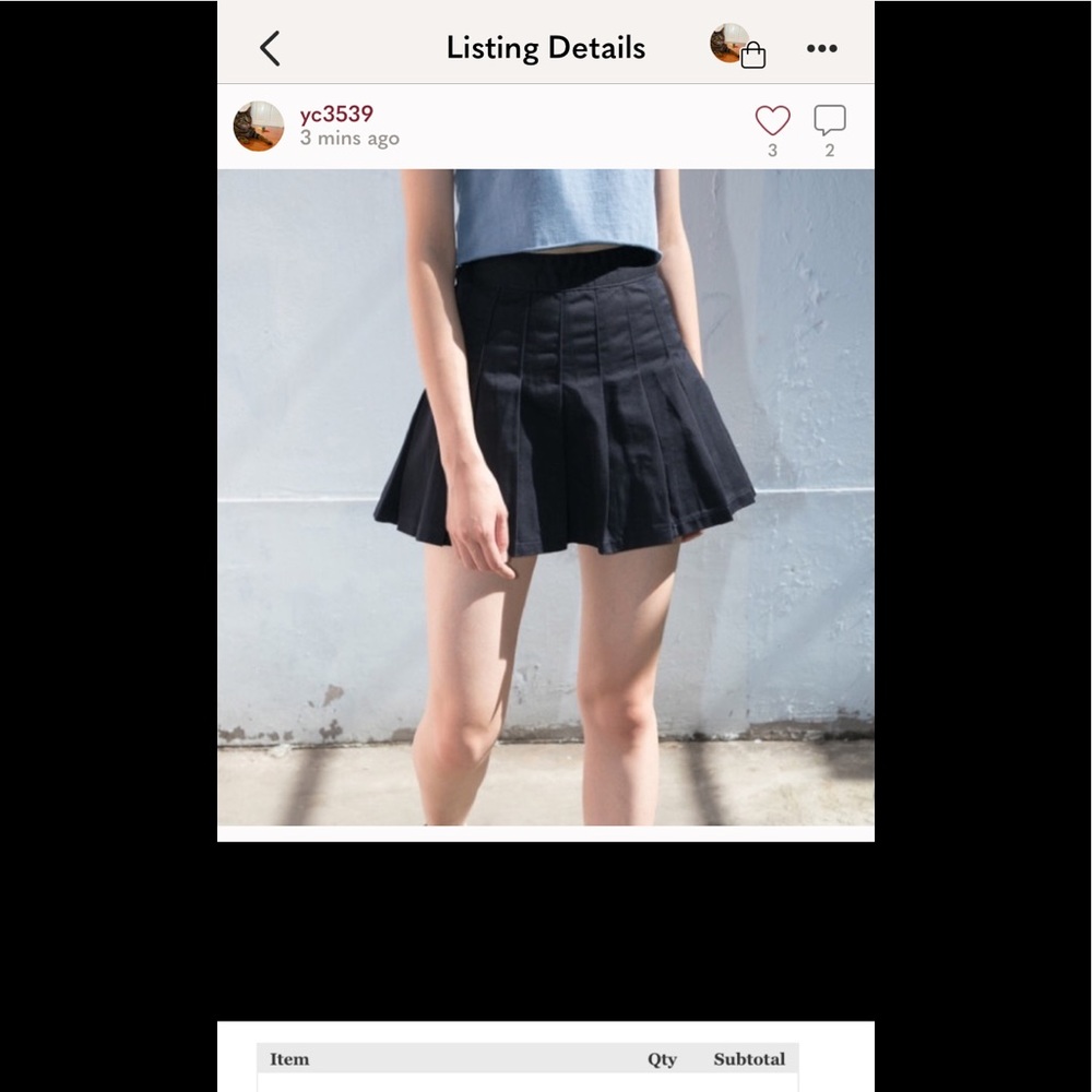 $15 SKIRT